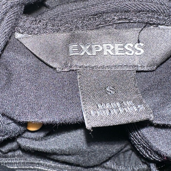 Vintage Cotton Wood Beaded Adjustable Straps Black Midi Dress - Picture 9 of 9